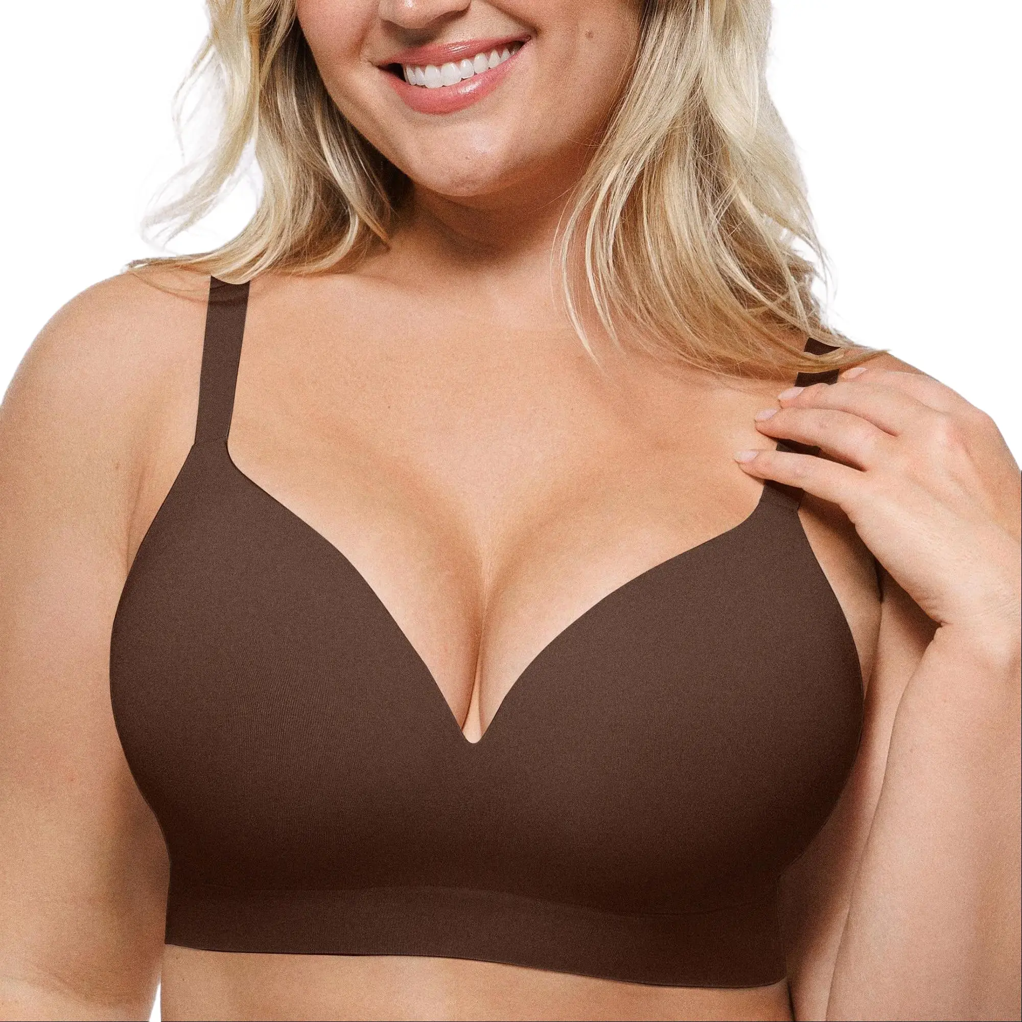 SHAPELLX OceanHug Oyster Reborn T-Shirt Bra Adjustable Bras Underwire Unlined Bra