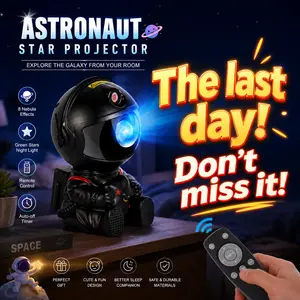 The last day! The gift bestowed by God  Astronaut Star Projector, Star Projector Galaxy Light for Kids，8 Modes Remote and 270° Adjustable Led Lights for Bedroom, Girls Room Decoration, Home Theater, Ceiling, Timer