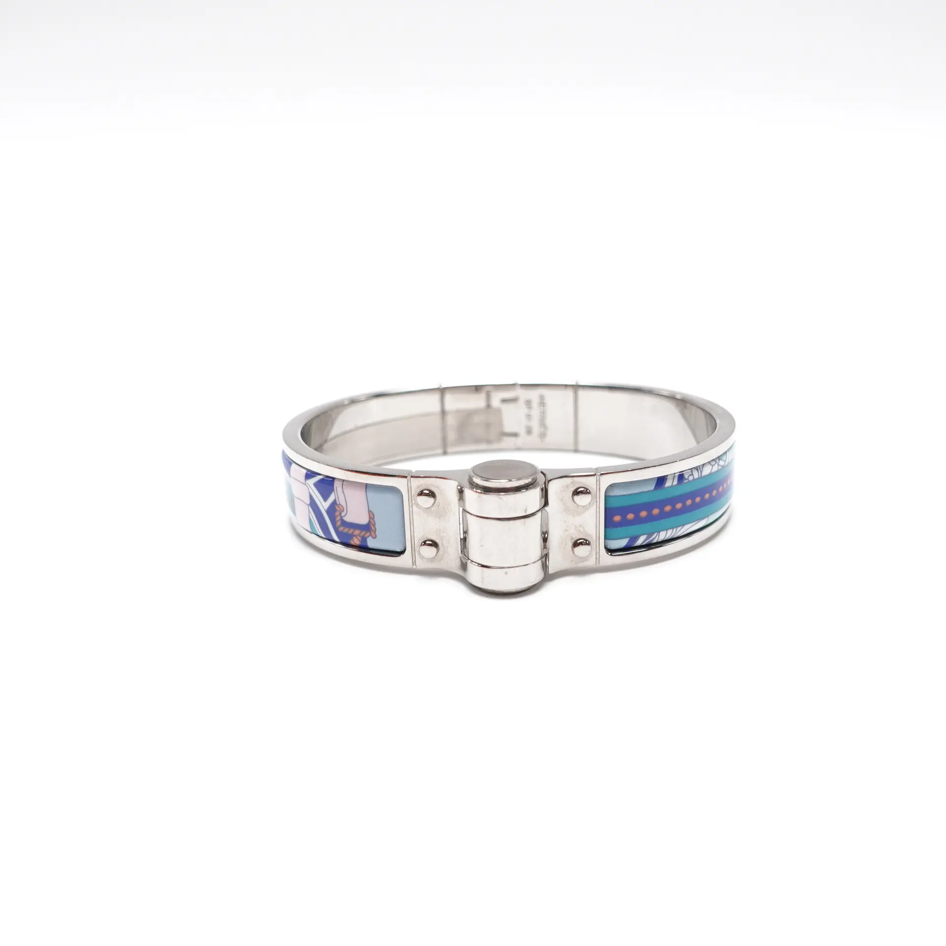 Pre-owned Hermes Silver tone Metal Bracelet T10432305