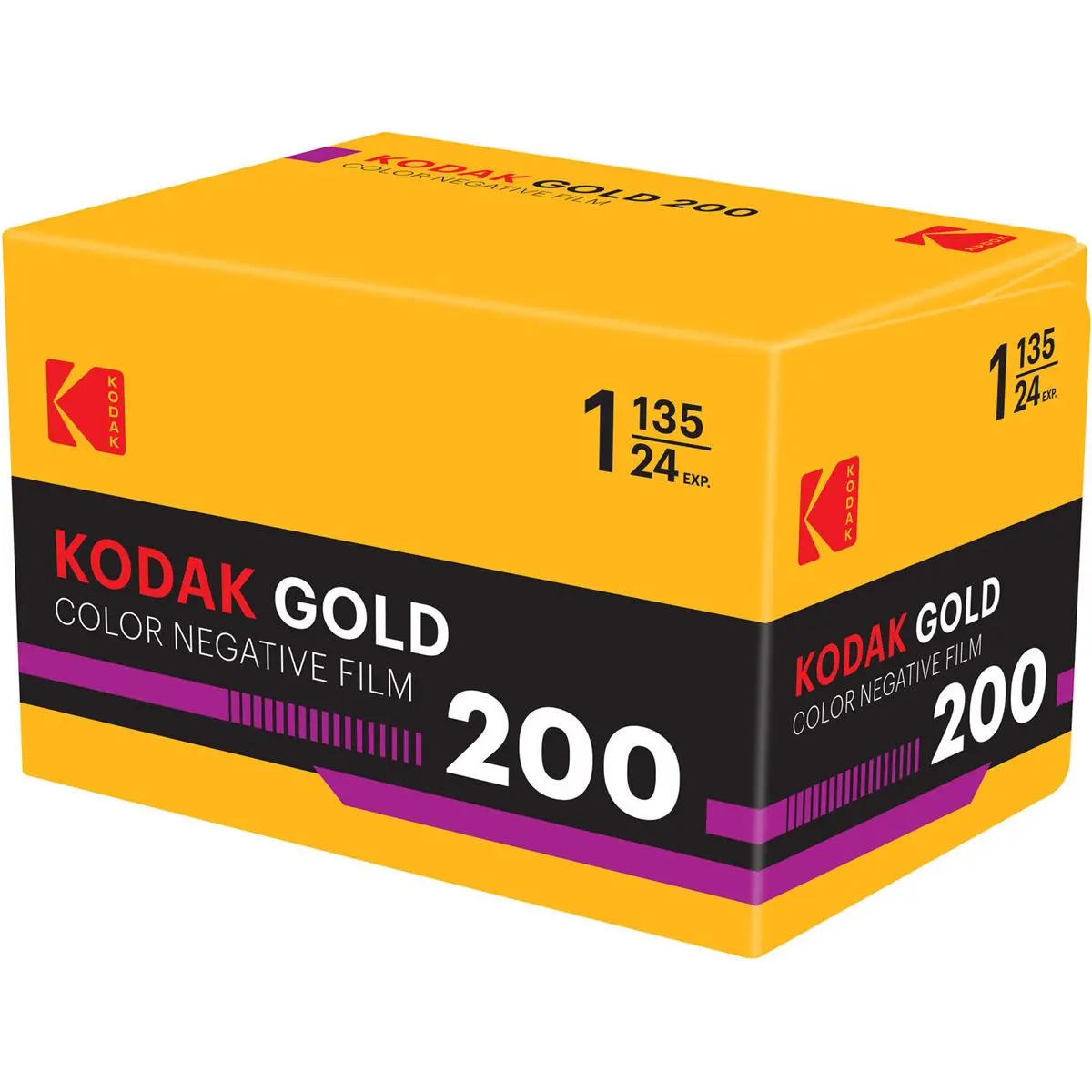 Kodak Gold 200 135 Color Negative Film - Single Roll, 24 Exposures