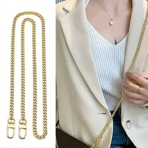 Chain Shoulder Strap for Crossbody Bags, DIY Detachable Design Metal Replacement Belt, Universal Handbag Accessory