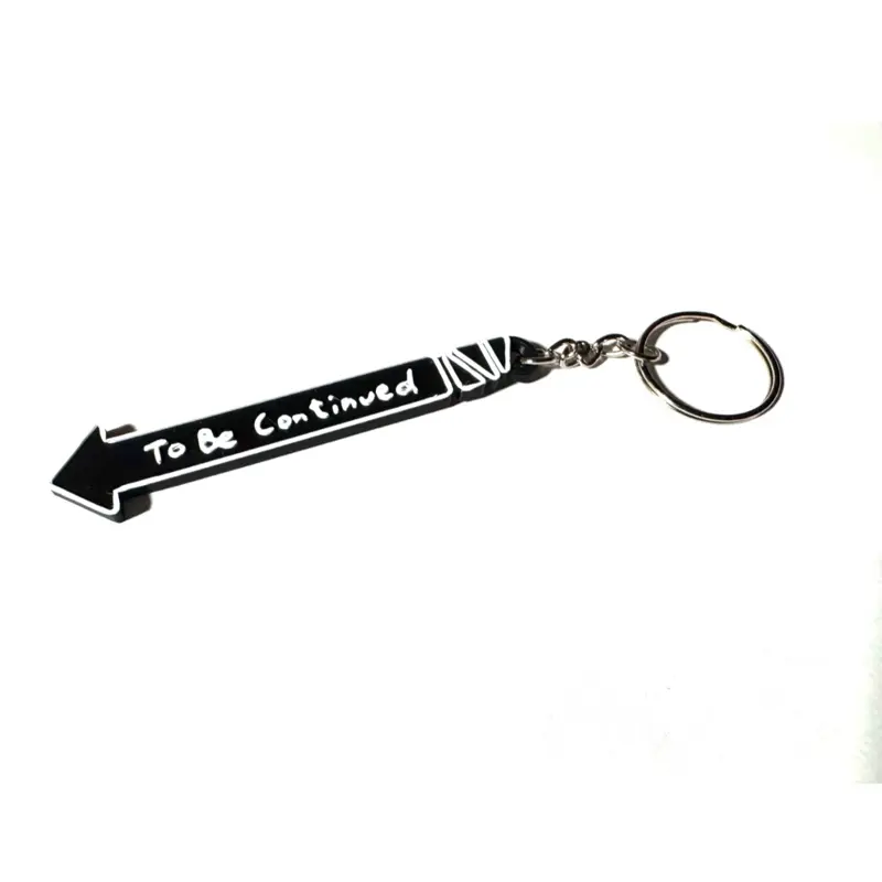 Anime "To Be Continued" Arrow Keychain, 3D-Printed Collectible Accessory for Backpacks & Keys, Lightweight and Durable for Daily Carry, Adds Flair To Car Keys