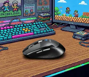 Leadsail Wireless Gaming Mouse | 2.4G | Portable | Quiet Click | 6 Buttons