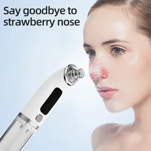 Beauty cleanser pore cleanser, upgraded facial cleanser, electric cleanser, interchangeable suction head, USB rechargeable device.
