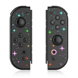 Wireless Game Controller for Nintendo Switch, Dual Vibration & 6-Axis Sensor, One-key Wake-Up & Screenshot Function, ABS Joypad, Compatible with Switch/Lite/OLED