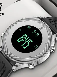 Rokyn Men's Sport Watch, Casual Luxury Style, Fashion Waterproof Night Light Alarm Clock Timer, Multi-Function Electronic Watch