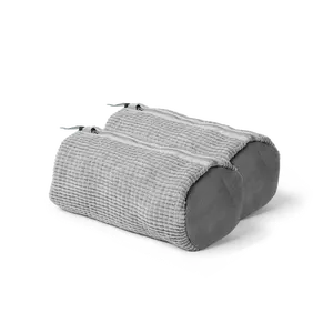 Laundry Sauce Premium Shoe Wash Bag - Tear-Resistant Chenille Fabric with Built-In Cleaning Fibers & Durable Metal Zipper - Set of 2 for Effortless Shoe Cleaning