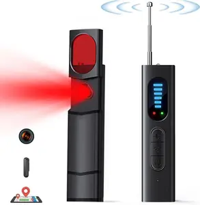 Mini Wireless Detector T15 Hidden Camera Detectors RF，Wireless Signal Scanne， Portable，Security Device Gps，Hotel Surveillance Tracker Spy Gadgets