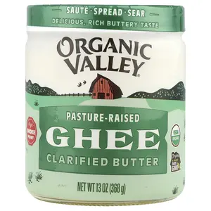 Organic Valley Ghee Clarified Butter, 13 oz (368 g)