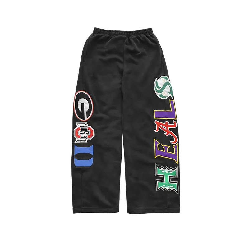 'GOD HEALS' COLLEGE SWEATPANTS