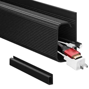 Cable Management Under Desk Kit, Cable Hider, Under Desk Cable Organizer, Extension Cable Organizer, Easy to Install Cord Organizer, Office Accessories