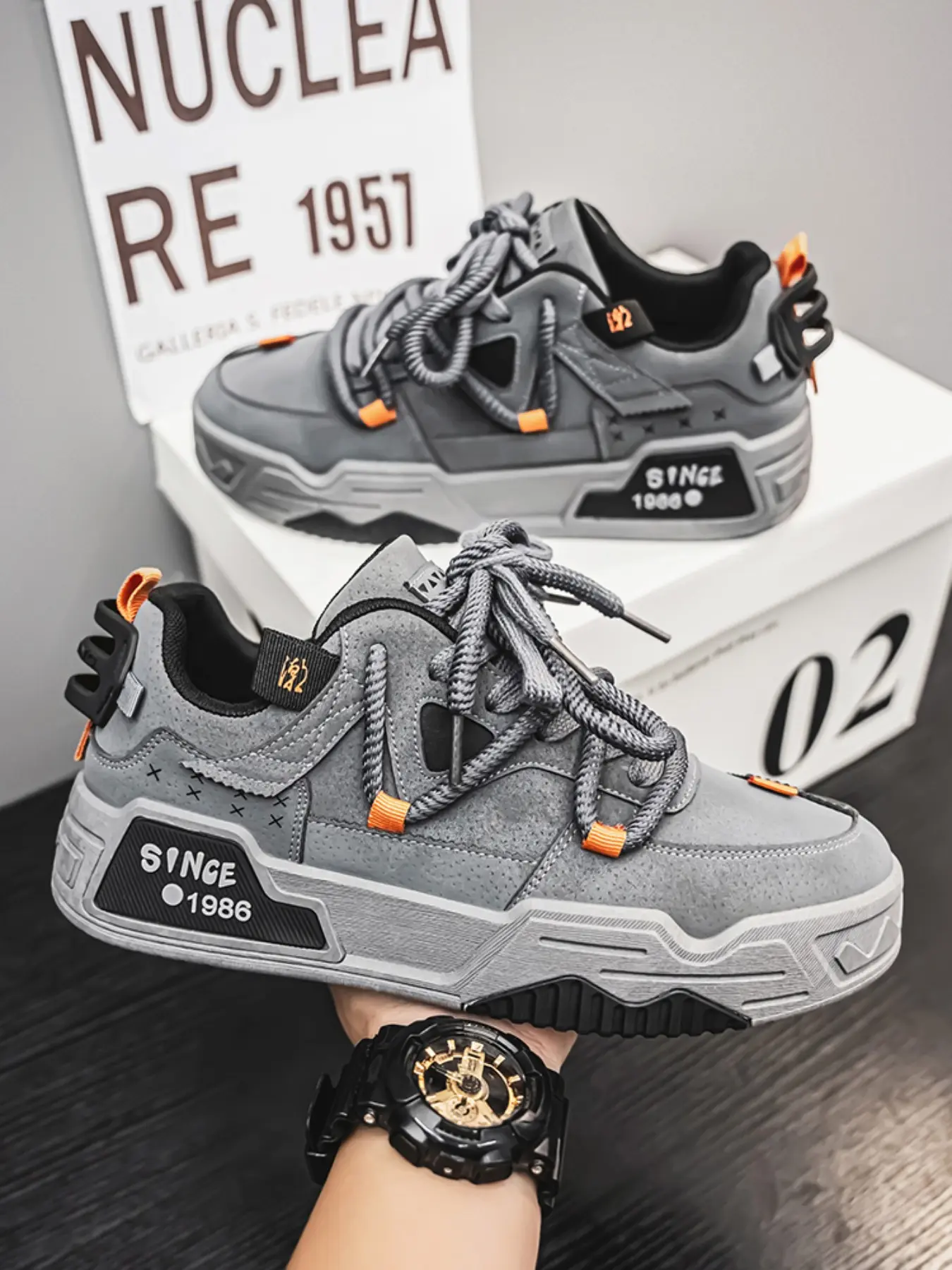 Personalized Fashion Casual Trendy Skateboard Shoes, Comfortable Sport Sneakers for Daily Wear, Stylish Low-Top Design
