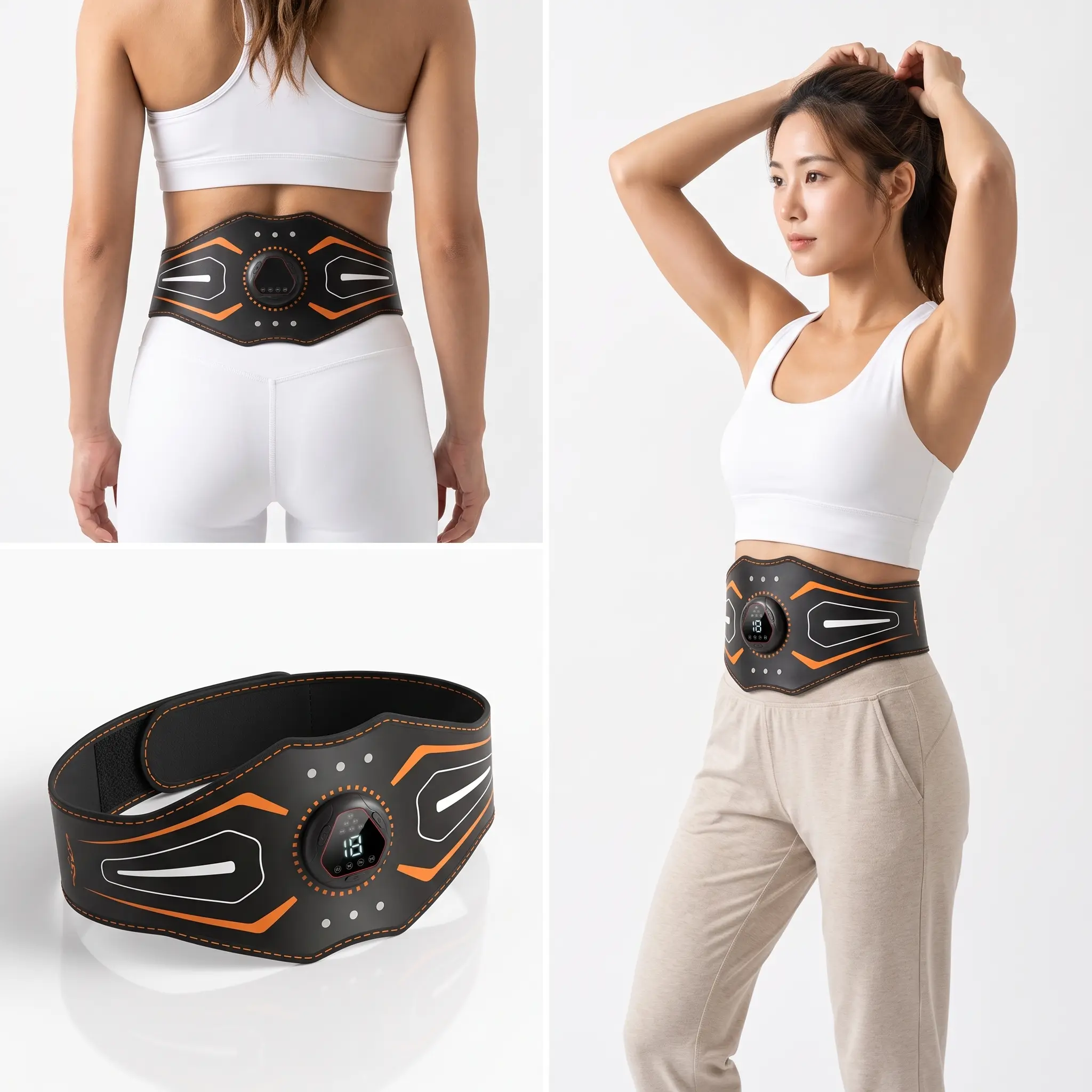 2026 Upgrade Wearable Core Strength Waist Belt - Workout Waist Trainer, Adjustable Intensity Fitness Exercise Accessories with Multiple Modes for Abs, Sports Wrap, Waist Wrap