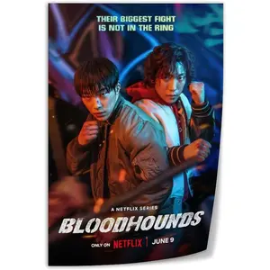 Korean TV Series Bloodhounds Art Cover PosterWall Poster Art Canvas Print Living Room Office Bedroom Aesthetic Poster12x18inch(30x45cm) Unframe-style Decor Decoration