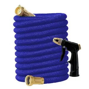 1 Set, New Flexible And Expandable Irrigation Pipe, Magic Garden Hose With Spray Gun, High Pressure, Car Cleaning Tool, Plant Water System With Adjustable Control Valve Switch, Watering Nozzle, For Gardening And Lawn Use