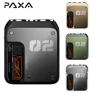 PAXA Mini Electric Shaver - Magnetic Dual Blades Curved Blade Mesh Waterproof Skin-Friendly Washable Rechargeable High-Speed Motor with Long-Lasting Battery Compact Portable Facial Matte Smooth