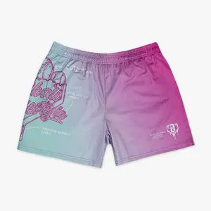 OG Ice Cream Design Youth Shorts - Light Blue