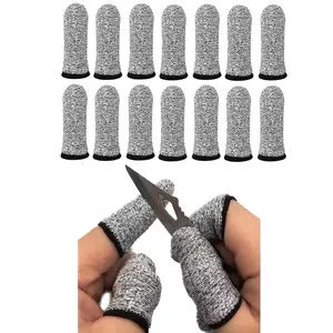14pcs Reusable Anti-Cut Finger Cover Protector Fingertip Thumb Protector Suitable for Work and Sculpture
