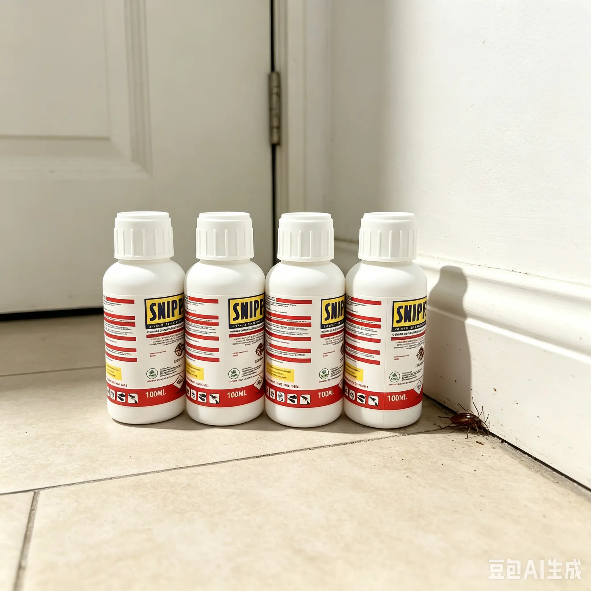 Concentrated Insecticide Solution - Multi-Insect Indoor Pest Control for Kitchens, Restaurants, Toilets - Kills Cockroaches, Flies, Mosquitoes, Spiders, Ants, Centipedes