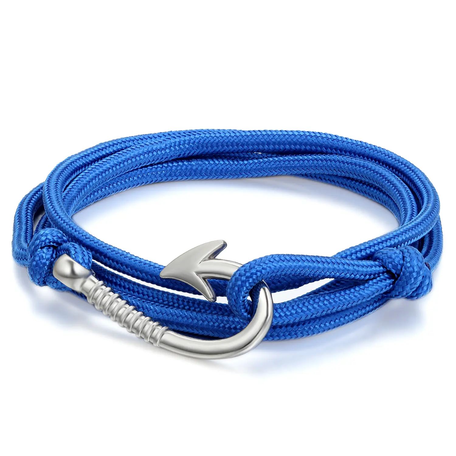 OIDEA Unisex Ethnic Boho Multi-Layer Nylon Rope Bracelet - 3mm Wide, 0.004kg Ultra-Lightweight, Adjustable Bangle with Easy Fish Hook Clasp, Ideal for Daily Casual Wear & Beach Adventures, Colored, Bracelet Stacking Compatible