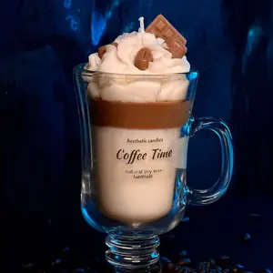 Coffee Candle. Natural Soy Candle Decor