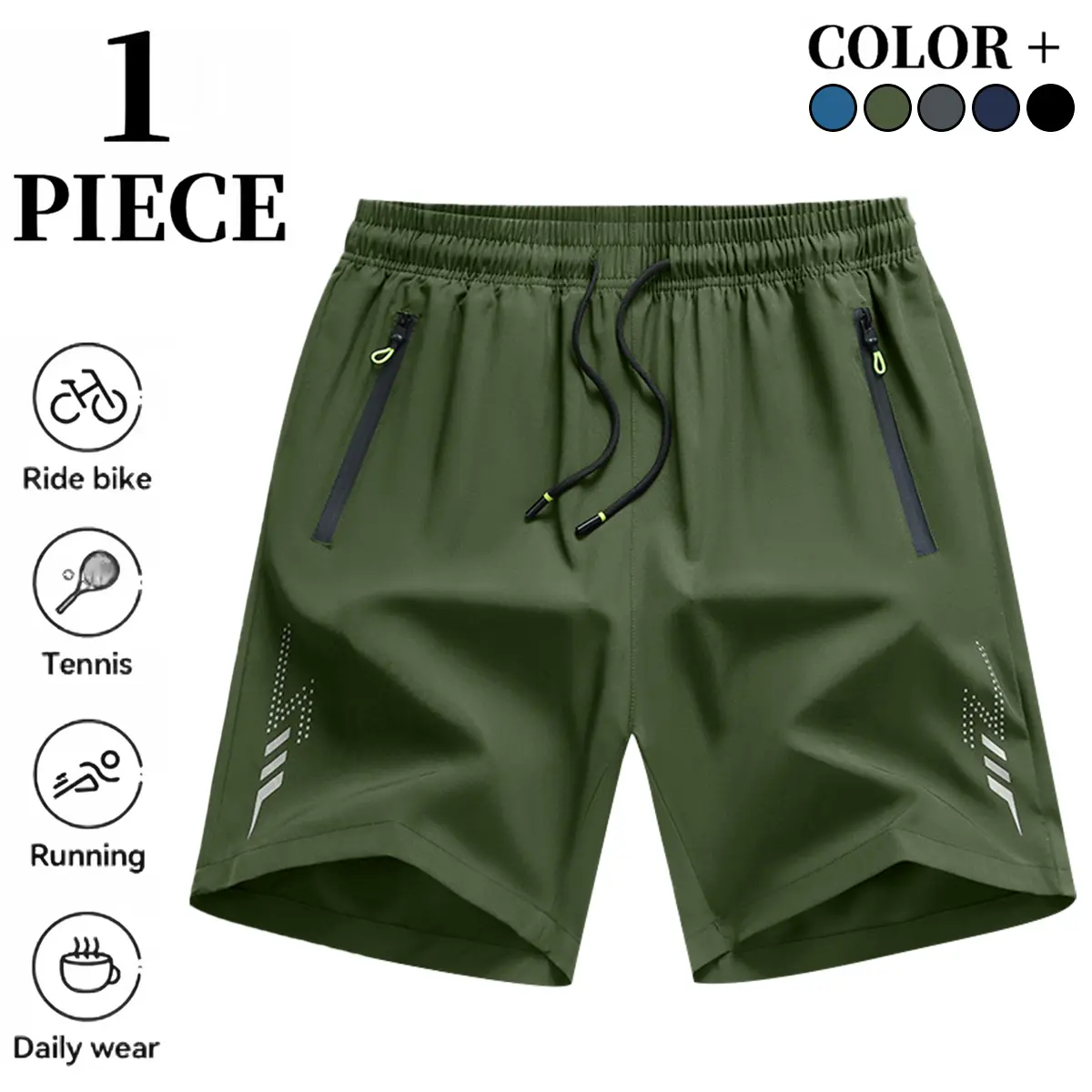 Men's Lightning Graphic Shorts Athletic Quick Dry Running Gym Workout Shorts for Men, Lightweight Breathable Sports Shorts with Pockets, Stylish Printed Fitness Shorts for Basketball