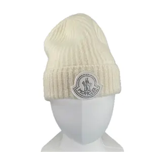 Pre-owned MONCLER Cotton Small Leather Goods BERRETTO Wool Knit Cap