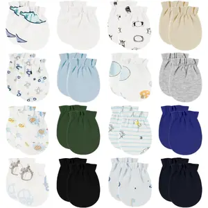 F-HBL03  Baby Mittens - Newborn Mittens No Scratch 0-6 Months Warm for Newborn Baby Boys & Girls