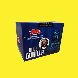 Rhino Autograph Jungle Blue Gorilla College Edition Box - Full Size Sports Card Collection Display Item