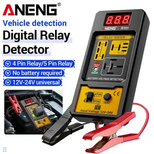 Relay Detector 11-25V ANENG RT01 Digital Universal 4/5 Pins Car Battery Vehicle Detection Digital Display Voltage Battery Tester