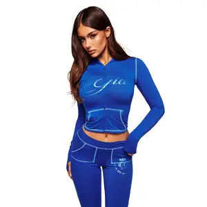 BLARE FORM POCKET HOODIE - COBALT FOIL