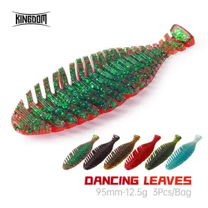 3pcs Lure Soft Bait PVC High Elasticity Anti-Bite Worm Mimic Bait, Strong Fish Attraction, Multiple Colors and Sizes, Essential Fishing Gear