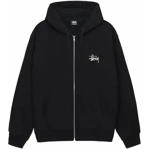Stussy Basic Stussy Zip Hoodie Black
