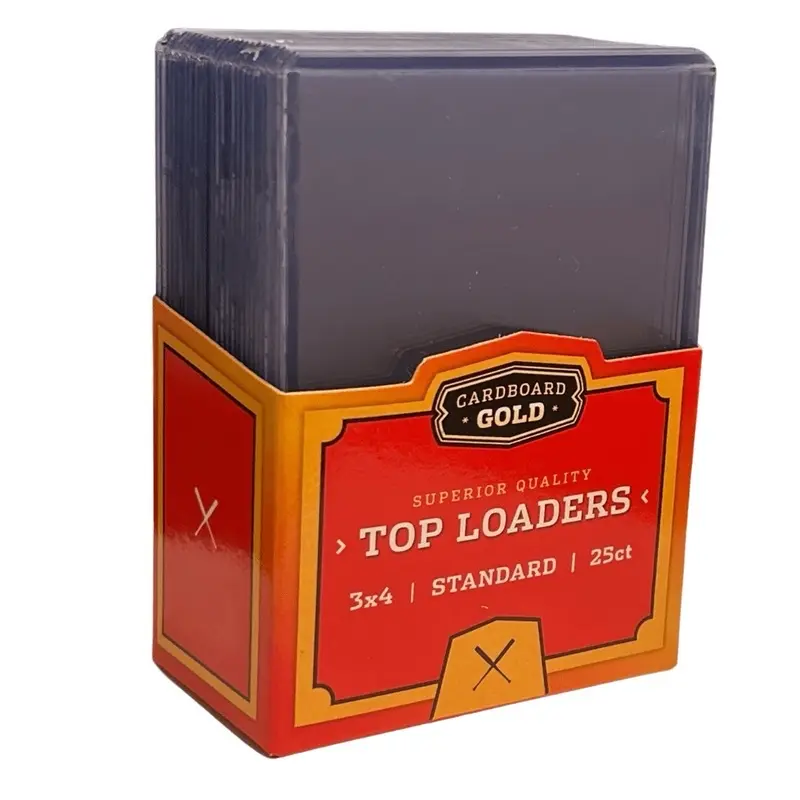 Cardboard gold 3x4 standard top loaders 25pcs Cardboard gold 3x4 standard top loaders 25pcs