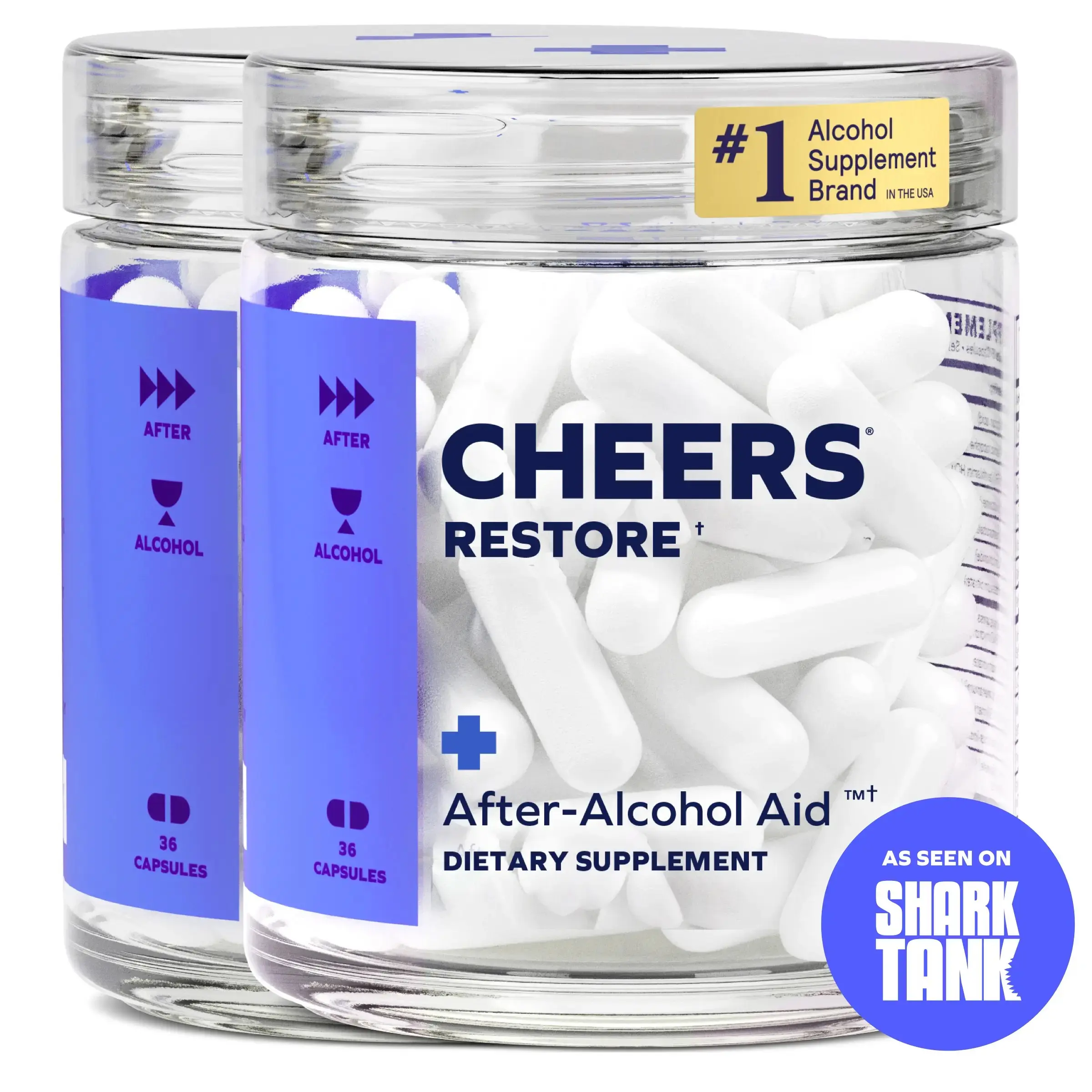 [Stock up]Cheers Restore | Supplement with DHM + L-Cysteine | 12 Doses | 36 ct