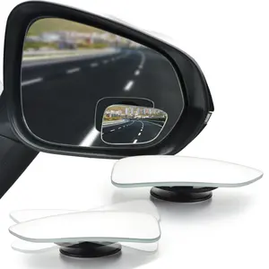 DIBMS Blind Spot Car Mirror, HD Glass Frameless Convex Side Mirror Blindspot, Wide Angle Rear View Mirrors for SUVs, Trucks and RVs - Improve driving skills to avoid dead ends and blind spots cars accessories car stuff fun Automotive Vehicle