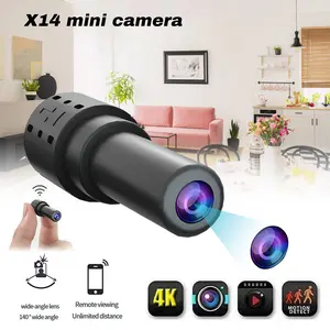 1080P Mini Hidden Camera, WiFi Wireless Security Cam with Night Vision, Motion Detection, 140° Wide Angle, No Battery, No SD Card,Plug and Play for Home Office Car Wide-Angle High-Quality Lens