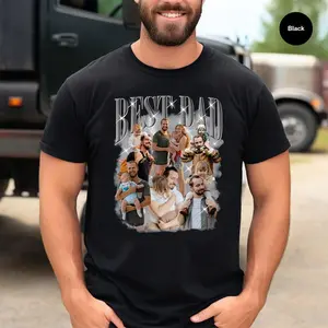 Customized Bootleg Shirt, Best Dad Ever Shirt, Custom Bootleg Rap Tee, Gift for Girlfriend Gift for Boyfriend, Personalized Photo Sweatshirt