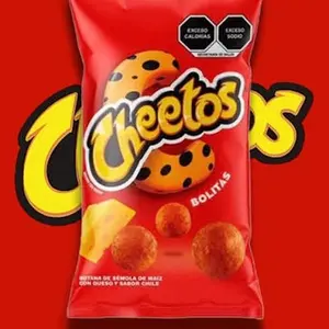 Cheetos Bolitas 110 gr - Cheese and Chile Flavor Snack - Excessive Calories and Sodium - Perfect for Snacking