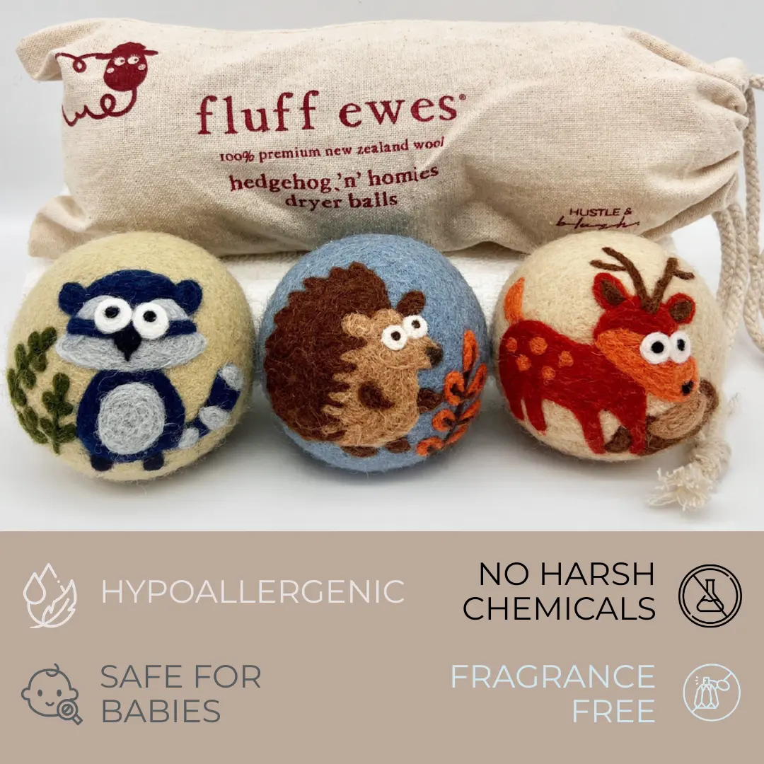 Fluff Ewes Natural Wool Organic Dryer Balls Fluff Ewes Natural Wool Organic Dryer Balls