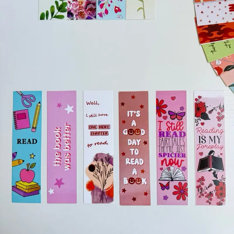 Cute Aesthetic Bookmarks Motivational & Fun Reading Page Markers with Inspirational Quotes and Designs Perfect for Book Lovers
