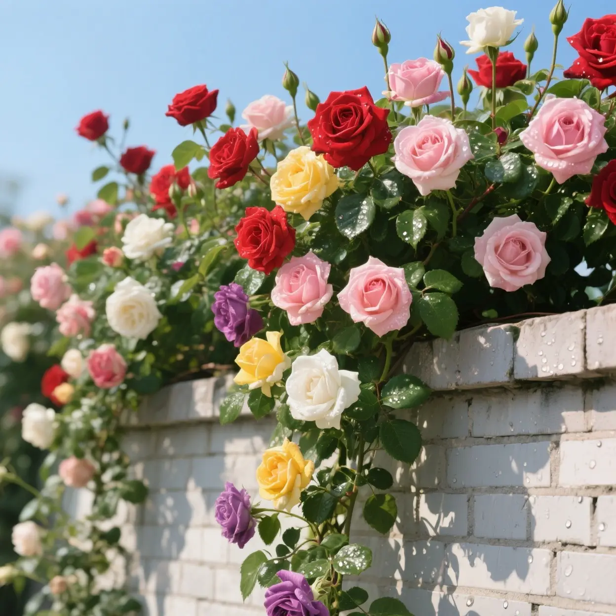 Climbing Rose Seeds - Pure Origin Heirloom Rare Non-GMO Perennial Flower Seeds, Easy-to-Grow Long-Blooming Vines for Home Small Gardens, Patios, Garden Supplies for Home Improvement