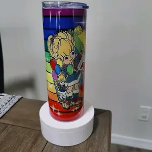 Rainbow Brite tumbler