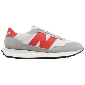 New Balance 237 Concrete Grey Matter True Red MS237BO Men's Fashion Shoes New