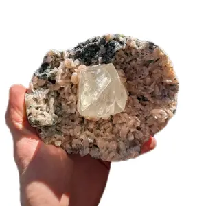 apophyllite with calcite