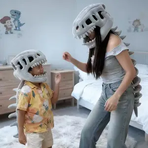 Adult Realistic Dinosaur Costume, Full Body Jurassic Style Role Play, Spinal Headpiece, Sharp Teeth, Soft Scales, Unisex, Inflatable Option