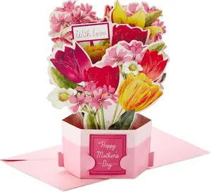 Paper Wonder Mother's Day Pop Up Card (Marjolein Bastin Bouquet)