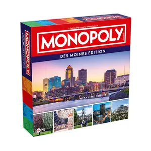 Hasbro Monopoly Des Moines, IA Edition