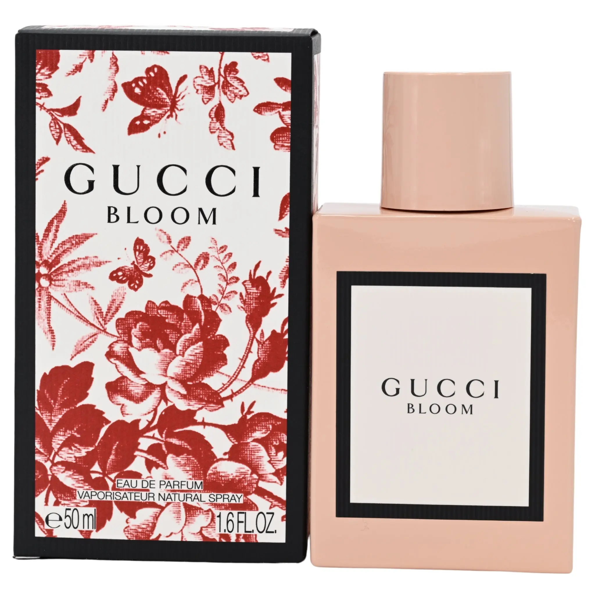 GUCCI Bloom Parfum for Women, 1.6 fl oz - Captivating Floral Scent with Jasmine Blend and Vanilla Notes, Perfume Spray, Captivating Scent, Floral Scented Fragrance, Signature Scent