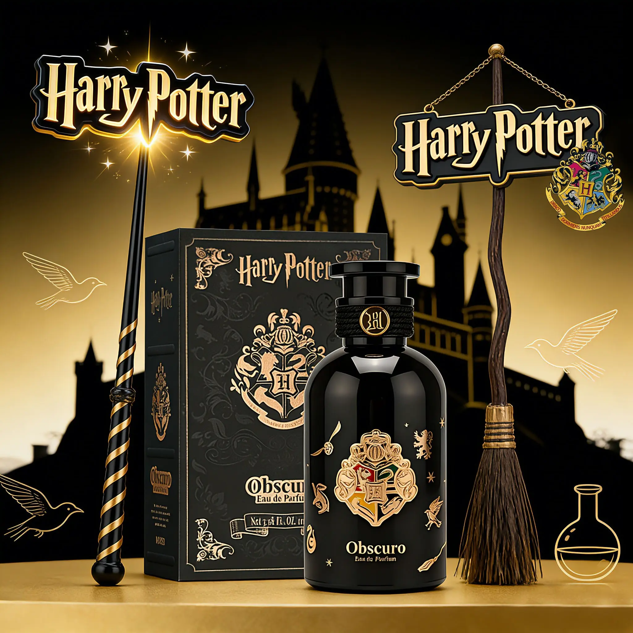 Miniso Harry Potter Book Magic Perfume 100ML Aromatic Fragrance for Women & Men, Invigorating Fragrances, Long-Lasting Scent, Ideal Gift for Fans